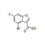 4-Bromo-6-fluorobenzofuran-3-carboxylic Acid