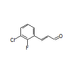 (E)-3-(3-Chloro-2-fluorophenyl)acrylaldehyde