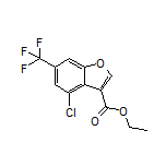 Ethyl 4-Chloro-6-(trifluoromethyl)benzofuran-3-carboxylate