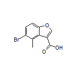 5-Bromo-4-methylbenzofuran-3-carboxylic Acid