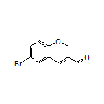 (E)-3-(5-Bromo-2-methoxyphenyl)acrylaldehyde