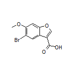 5-Bromo-6-methoxybenzofuran-3-carboxylic Acid