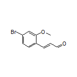 (E)-3-(4-Bromo-2-methoxyphenyl)acrylaldehyde