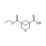 5-(Ethoxycarbonyl)-3-oxabicyclo[3.1.1]heptane-1-carboxylic Acid