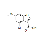 4-Chloro-6-methoxybenzofuran-3-carboxylic Acid