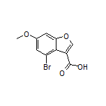 4-Bromo-6-methoxybenzofuran-3-carboxylic Acid