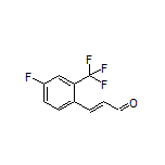 (E)-3-[4-Fluoro-2-(trifluoromethyl)phenyl]acrylaldehyde