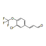 (E)-3-[3-Chloro-4-(trifluoromethoxy)phenyl]acrylaldehyde