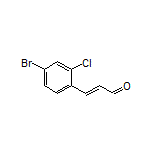 (E)-3-(4-Bromo-2-chlorophenyl)acrylaldehyde