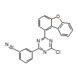 3-[4-Chloro-6-(dibenzo[b,d]furan-1-yl)-1,3,5-triazin-2-yl]benzonitrile