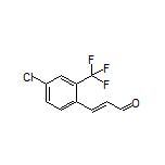 (E)-3-[4-Chloro-2-(trifluoromethyl)phenyl]acrylaldehyde