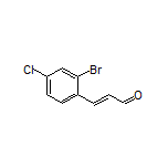 (E)-3-(2-Bromo-4-chlorophenyl)acrylaldehyde