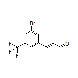 (E)-3-(3-Bromo-5-(trifluoromethyl)phenyl)acrylaldehyde