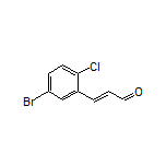 (E)-3-(5-Bromo-2-chlorophenyl)acrylaldehyde