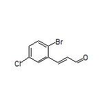 (E)-3-(2-Bromo-5-chlorophenyl)acrylaldehyde