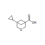 5-Cyclopropyl-3-oxabicyclo[3.1.1]heptane-1-carboxylic Acid