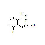 (E)-3-[2-Fluoro-6-(trifluoromethyl)phenyl]acrylaldehyde