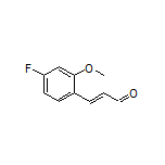 (E)-3-(4-Fluoro-2-methoxyphenyl)acrylaldehyde