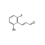 (E)-3-(2-Bromo-6-fluorophenyl)acrylaldehyde