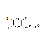 (E)-3-(4-Bromo-2,5-difluorophenyl)acrylaldehyde