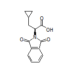 (S)-3-Cyclopropyl-2-(1,3-dioxo-2-isoindolinyl)propanoic Acid