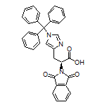 (S)-2-(1,3-Dioxo-2-isoindolinyl)-3-(1-trityl-4-imidazolyl)propanoic Acid