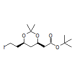 tert-Butyl 2-[(4R,6S)-6-(2-Iodoethyl)-2,2-dimethyl-1,3-dioxan-4-yl]acetate