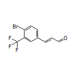 (E)-3-[4-Bromo-3-(trifluoromethyl)phenyl]acrylaldehyde