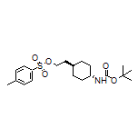 2-[trans-4-(Boc-amino)cyclohexyl]ethyl Tosylate