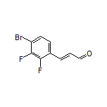 (E)-3-(4-Bromo-2,3-difluorophenyl)acrylaldehyde