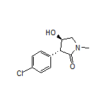 (3R,4R)-3-(4-Chlorophenyl)-4-hydroxy-1-methylpyrrolidin-2-one