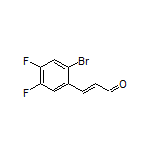 (E)-3-(2-Bromo-4,5-difluorophenyl)acrylaldehyde