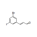 (E)-3-(3-Bromo-5-iodophenyl)acrylaldehyde