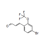 (E)-3-[4-Bromo-2-(trifluoromethoxy)phenyl]acrylaldehyde