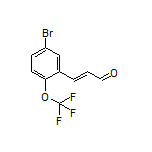 (E)-3-[5-Bromo-2-(trifluoromethoxy)phenyl]acrylaldehyde