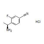 (S)-4-(1-Aminoethyl)-3-fluorobenzonitrile Hydrochloride