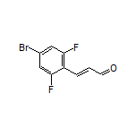 (E)-3-(4-Bromo-2,6-difluorophenyl)acrylaldehyde