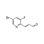 (E)-3-(5-Bromo-3-fluoropyridin-2-yl)acrylaldehyde