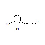 (E)-3-(3-Bromo-2-chlorophenyl)acrylaldehyde