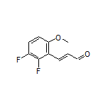 (E)-3-(2,3-Difluoro-6-methoxyphenyl)acrylaldehyde