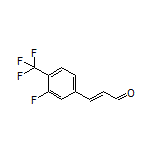 (E)-3-[3-Fluoro-4-(trifluoromethyl)phenyl]acrylaldehyde