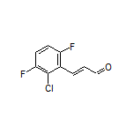 (E)-3-(2-Chloro-3,6-difluorophenyl)acrylaldehyde