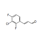 (E)-3-(3-Chloro-2,4-difluorophenyl)acrylaldehyde