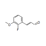 (E)-3-(2-Fluoro-3-methoxyphenyl)acrylaldehyde