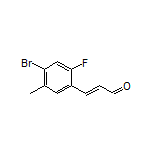 (E)-3-(4-Bromo-2-fluoro-5-methylphenyl)acrylaldehyde