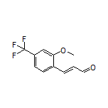 (E)-3-[2-Methoxy-4-(trifluoromethyl)phenyl]acrylaldehyde