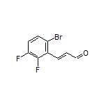 (E)-3-(6-Bromo-2,3-difluorophenyl)acrylaldehyde