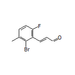 (E)-3-(2-Bromo-6-fluoro-3-methylphenyl)acrylaldehyde