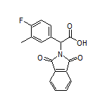 2-(1,3-Dioxo-2-isoindolinyl)-2-(4-fluoro-3-methylphenyl)acetic Acid