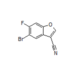 5-Bromo-6-fluorobenzofuran-3-carbonitrile